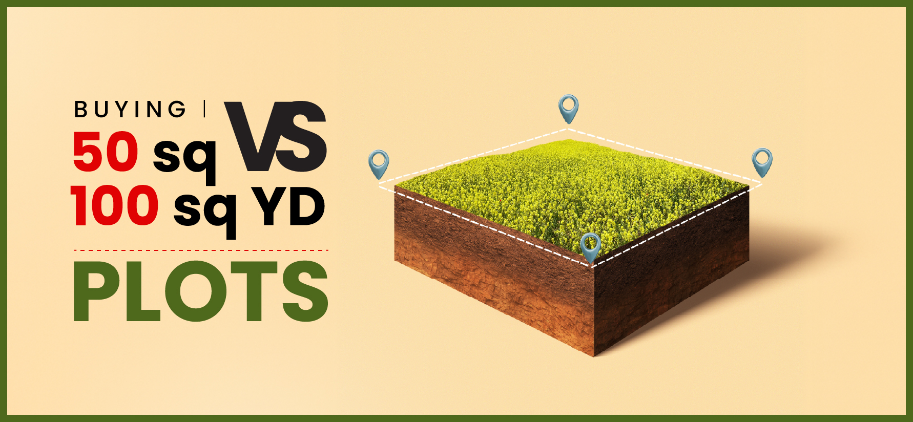 Should You Buy a 50 sq. yd or 100 sq. yd Plot? Here’s What Works Best in Pune & Mumbai